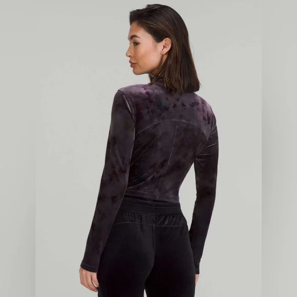 Lululemon All Aligned Mock Neck Long Sleeve Shirt *Crushed Velvet - Picture 2 of 9